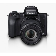 Canon EOS M50 Kit (EF-M15-45 IS STM & EF-M55-200 IS STM) Mirrorless Camera (Black)